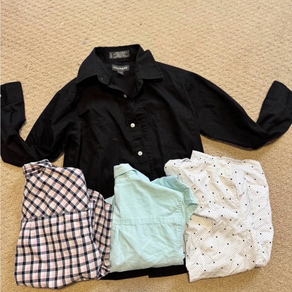 Boys button down shirt lot
